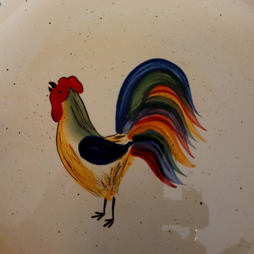 Rooster plate - Picture 2 of 3